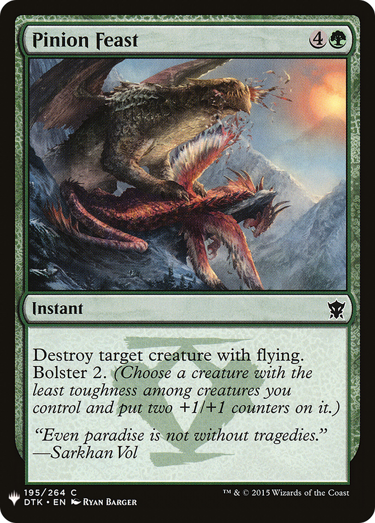 Pinion Feast (LIST-DTK-195) [The List]