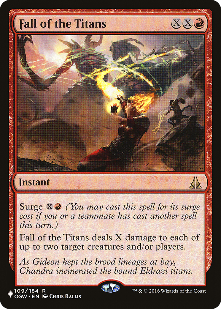 Fall of the Titans (LIST-OGW-109) [The List]