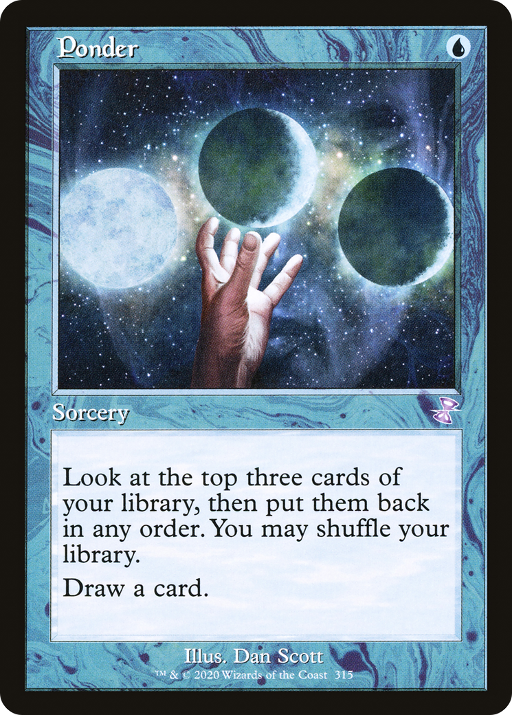 Ponder (TSR-315) [Time Spiral Remastered] Foil