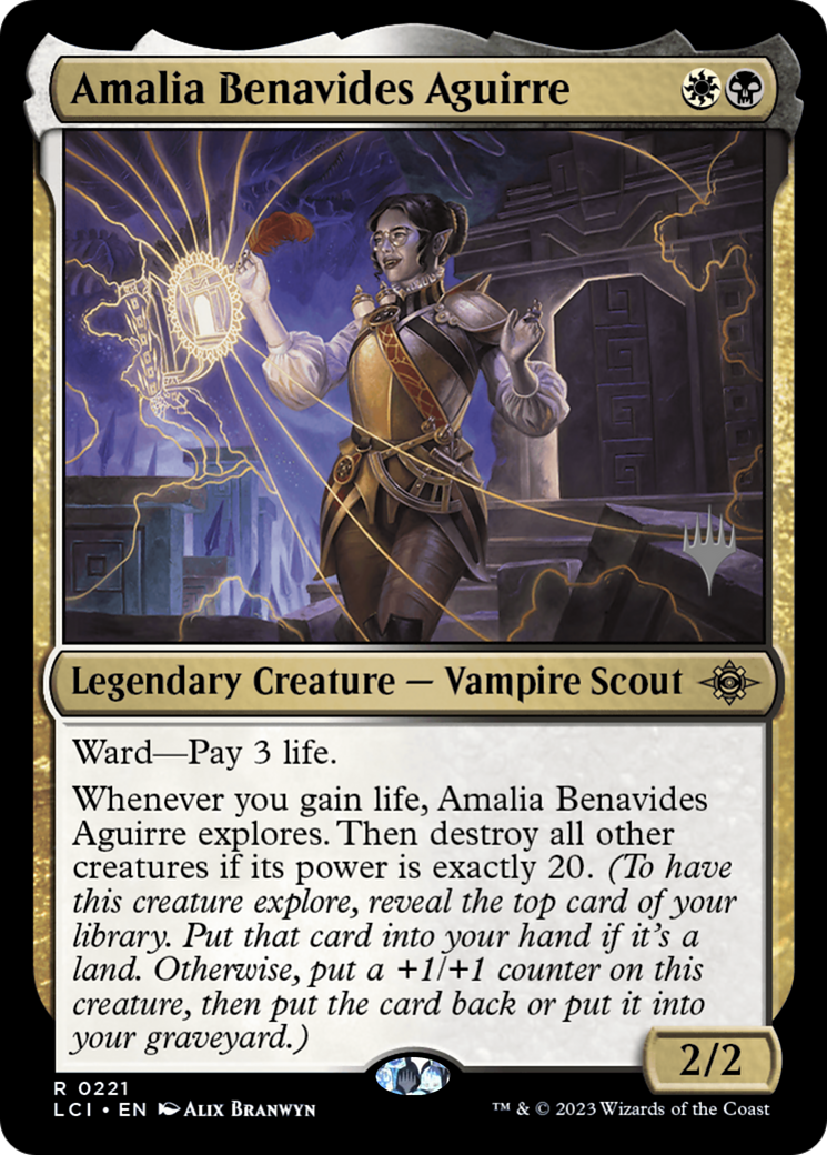 Amalia Benavides Aguirre (PPLCI-221P) [The Lost Caverns of Ixalan Promos] Foil