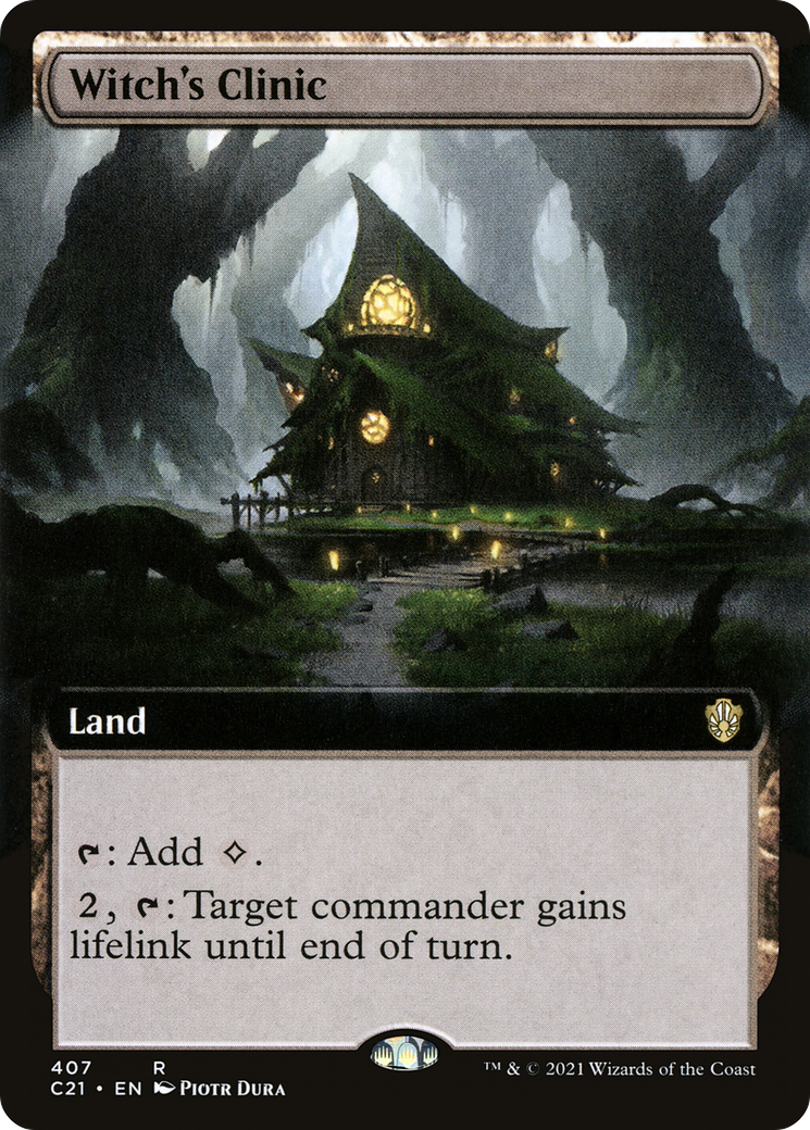 Witch's Clinic (Extended Art) (C21-407) [Commander 2021]