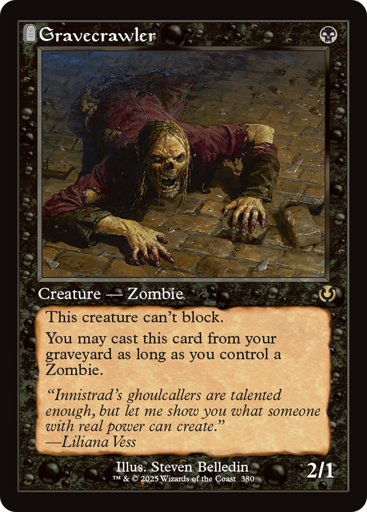Gravecrawler (INR-380) [Innistrad Remastered] Foil