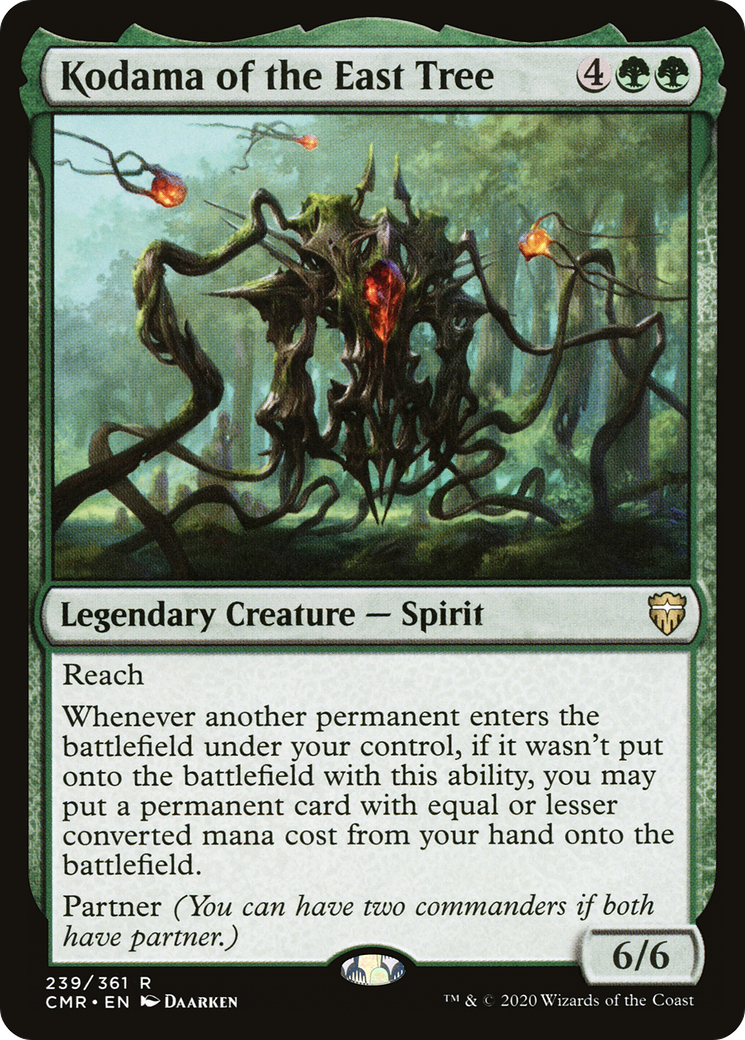 Kodama of the East Tree (CMR-239) [Commander Legends]