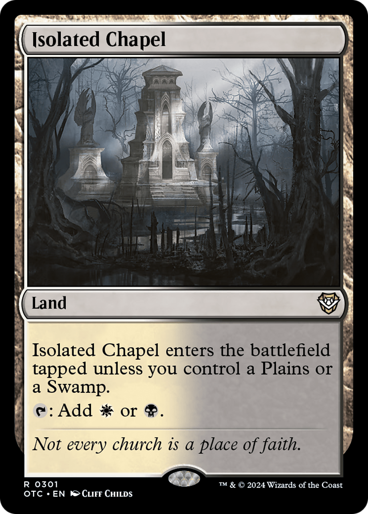Isolated Chapel (OTC-301) [Outlaws of Thunder Junction Commander]