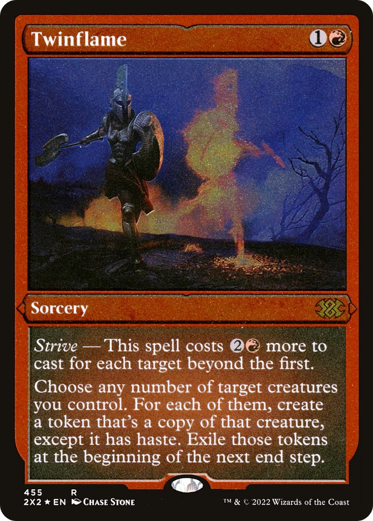 Twinflame (2X2-455) [Double Masters 2022] Etched Foil