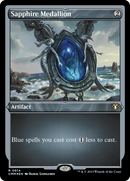 Sapphire Medallion (CMM-614) [Commander Masters] Etched Foil