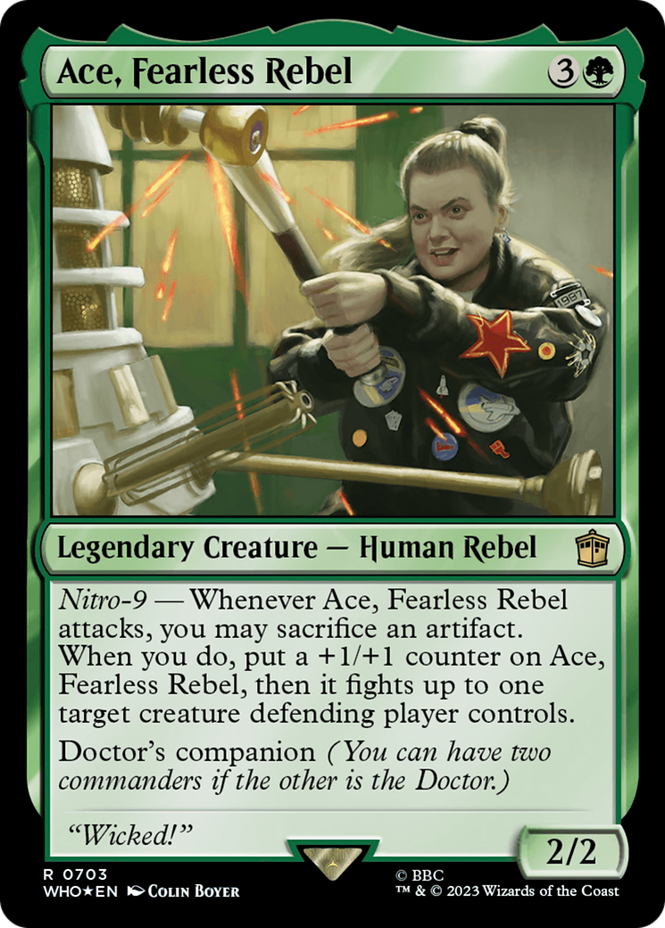 Ace, Fearless Rebel (WHO-703) [Doctor Who] Foil