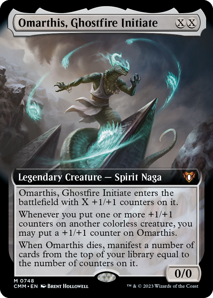 Omarthis, Ghostfire Initiate (CMM-748) [Commander Masters]: (Extended Art)