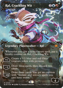 Ral, Crackling Wit (BLB-353) [Bloomburrow]: (Showcase) (Borderless) Foil