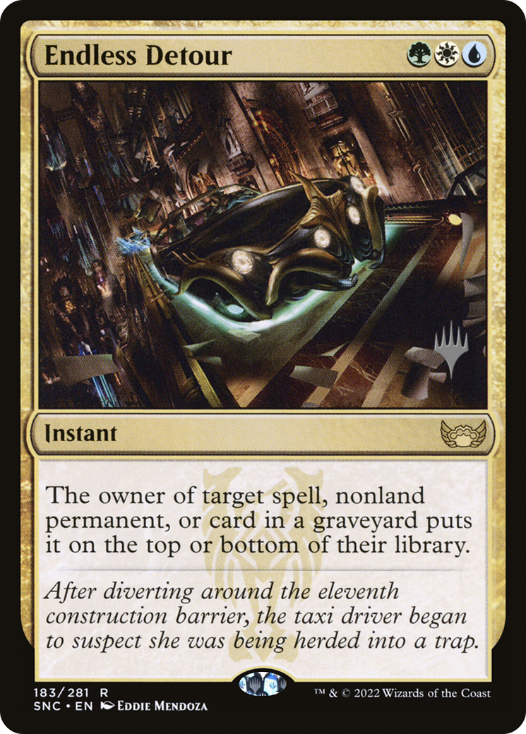 Endless Detour (PPSNC-183P) [Streets of New Capenna Promos] Foil
