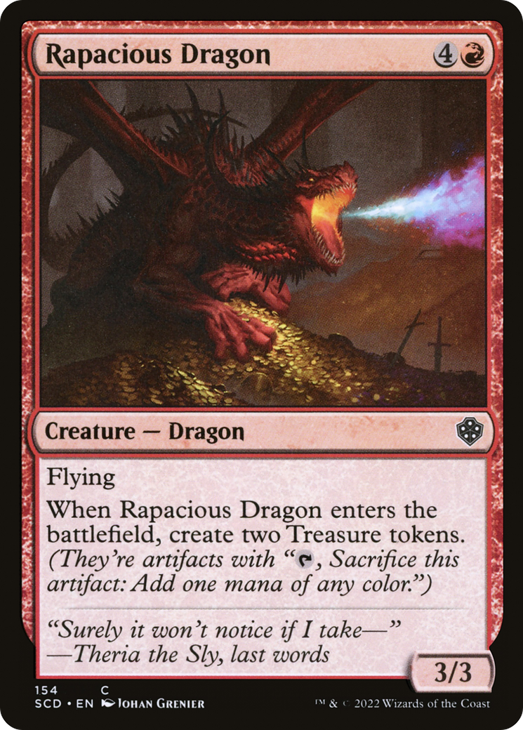 Rapacious Dragon (SCD-154) [Starter Commander Decks]