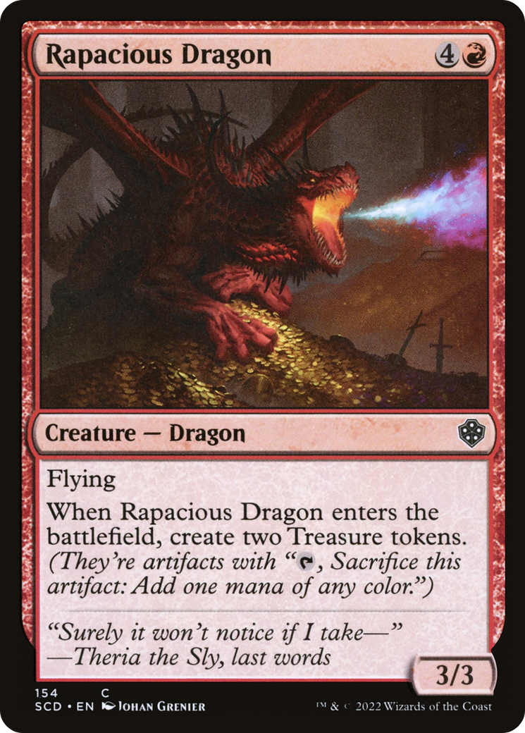 Rapacious Dragon (SCD-154) [Starter Commander Decks]
