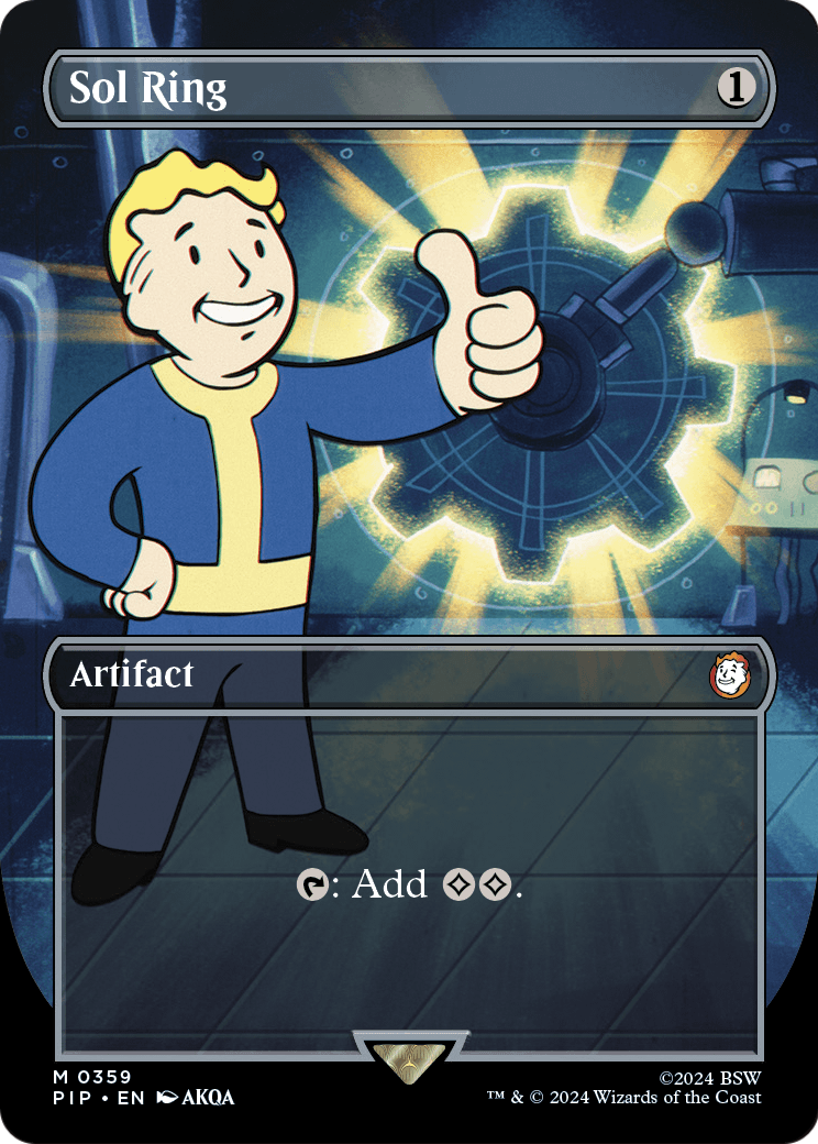 Sol Ring (Borderless) (PIP-359) [Fallout]