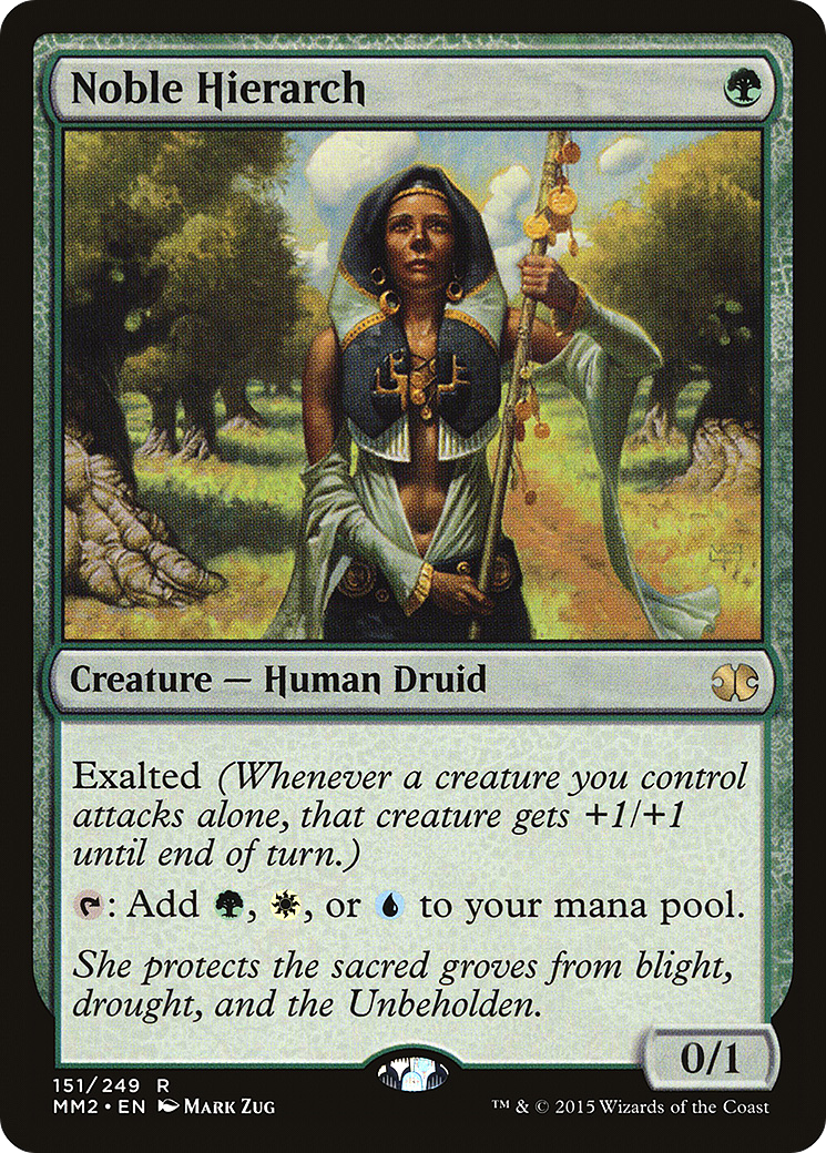 Noble Hierarch (MM2-151) [Modern Masters 2015]