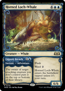 Horned Loch-Whale // Lagoon Breach (WOE-278) [Wilds of Eldraine]: (Showcase)