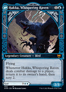 Alrund, God of the Cosmos // Hakka, Whispering Raven (KHM-302) [Kaldheim]: (Showcase) Foil