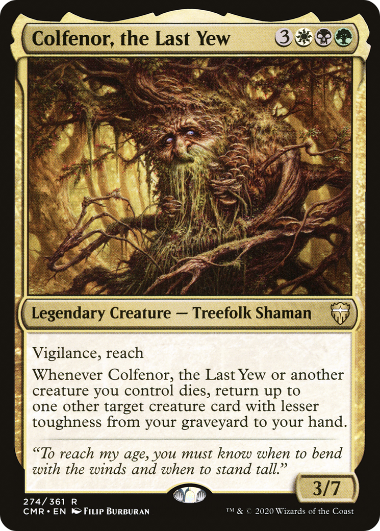 Colfenor, the Last Yew (CMR-274) [Commander Legends]
