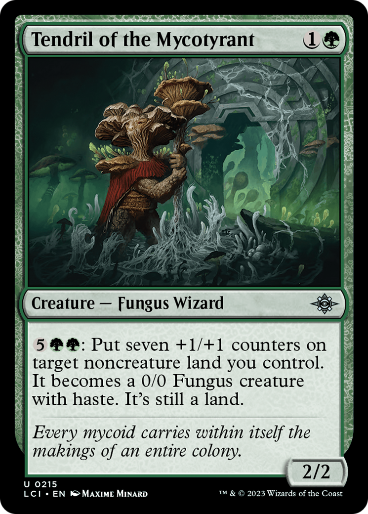 Tendril of the Mycotyrant (LCI-215) [The Lost Caverns of Ixalan] Foil