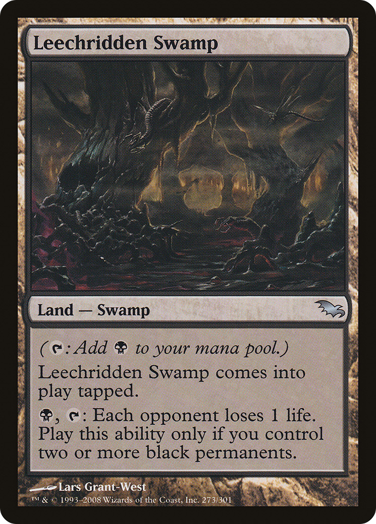 Leechridden Swamp (SHM-273) [Shadowmoor] Foil