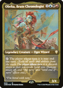 Obeka, Brute Chronologist (Foil Etched) (CMR-609) [Commander Legends] Foil
