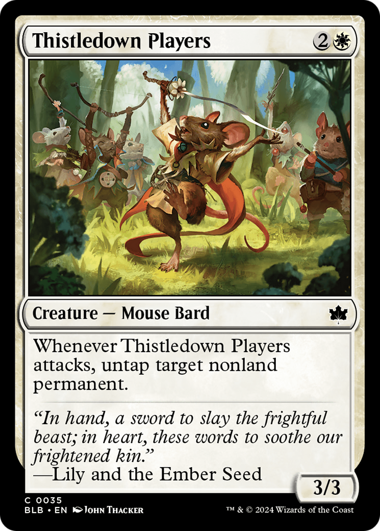 Thistledown Players (BLB-035) [Bloomburrow] Foil