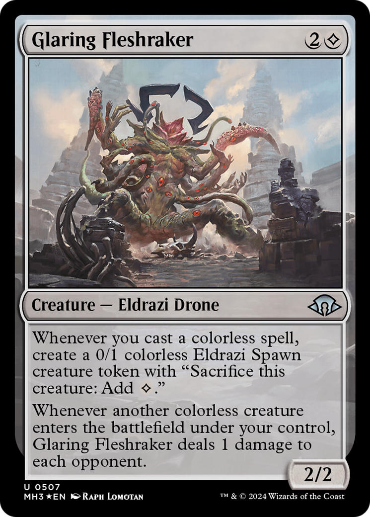 Glaring Fleshraker (MH3-507) [Modern Horizons 3] Foil