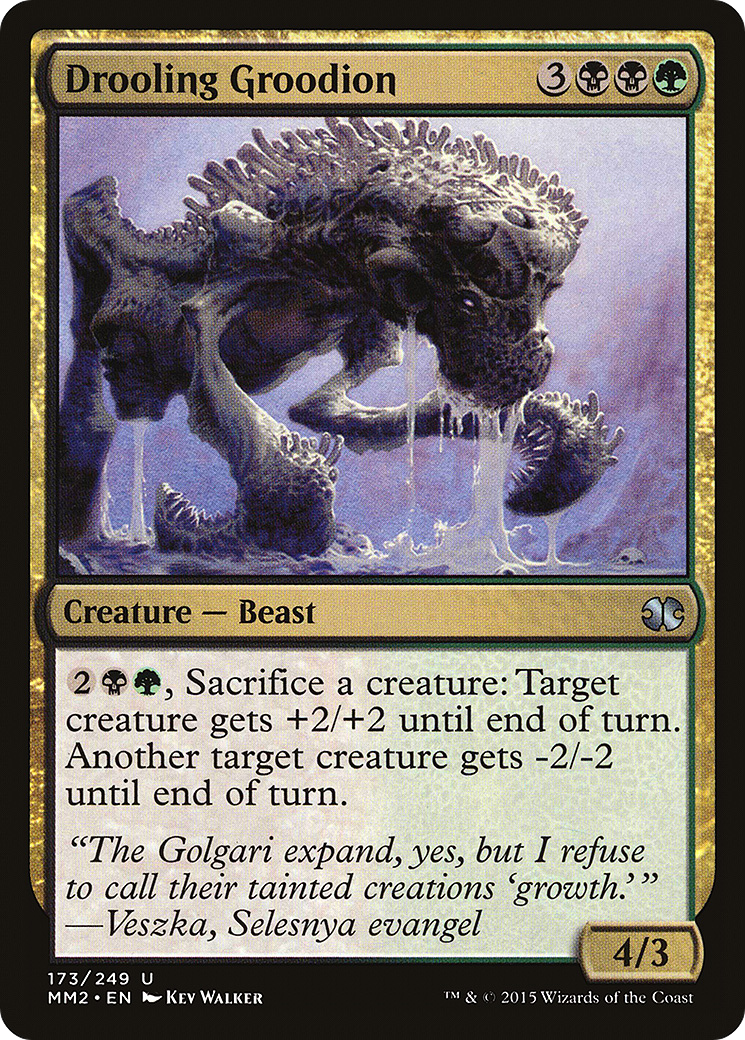 Drooling Groodion (MM2-173) [Modern Masters 2015] Foil
