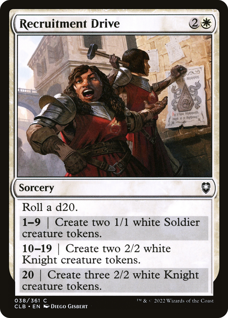 Recruitment Drive (CLB-038) [Commander Legends: Battle for Baldur's Gate]