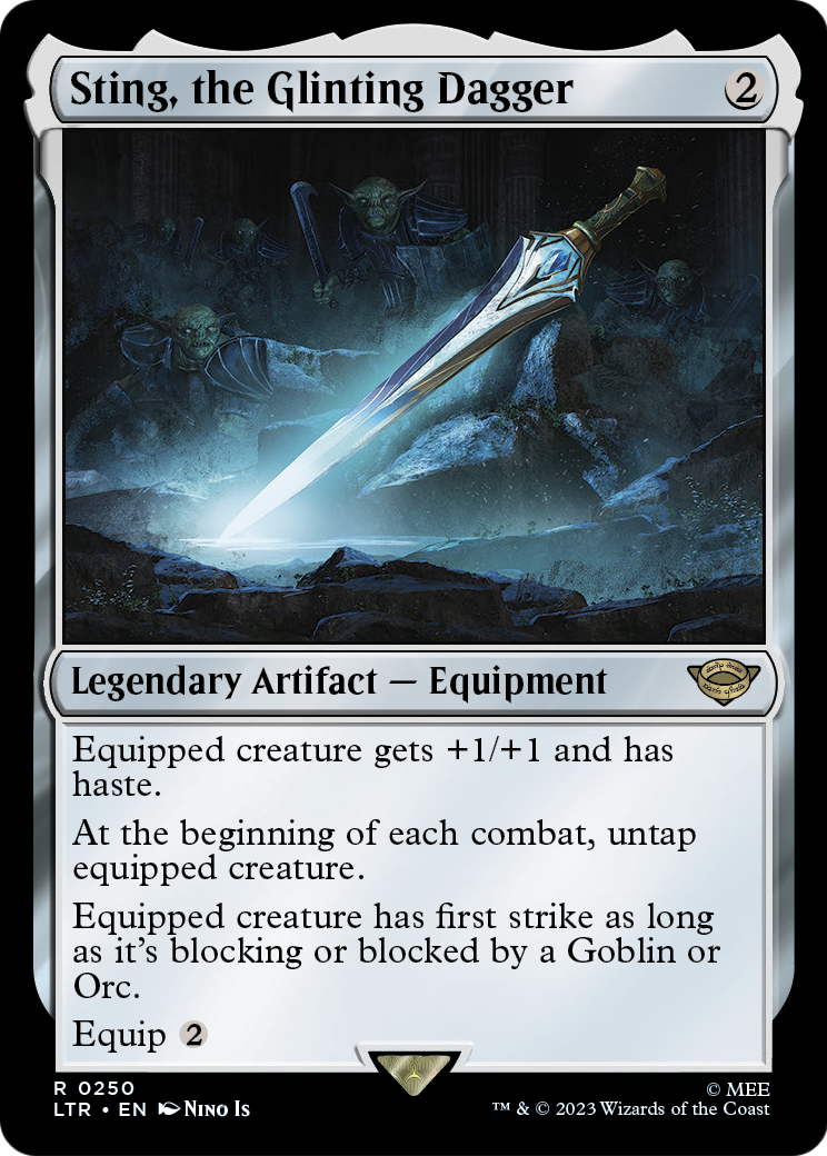 Sting, the Glinting Dagger (LTR-250) [The Lord of the Rings: Tales of Middle-earth]