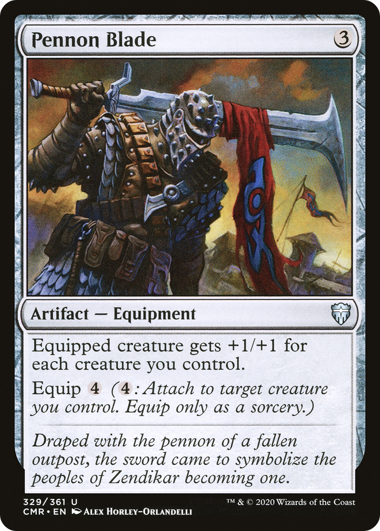 Pennon Blade (CMR-329) [Commander Legends] Foil