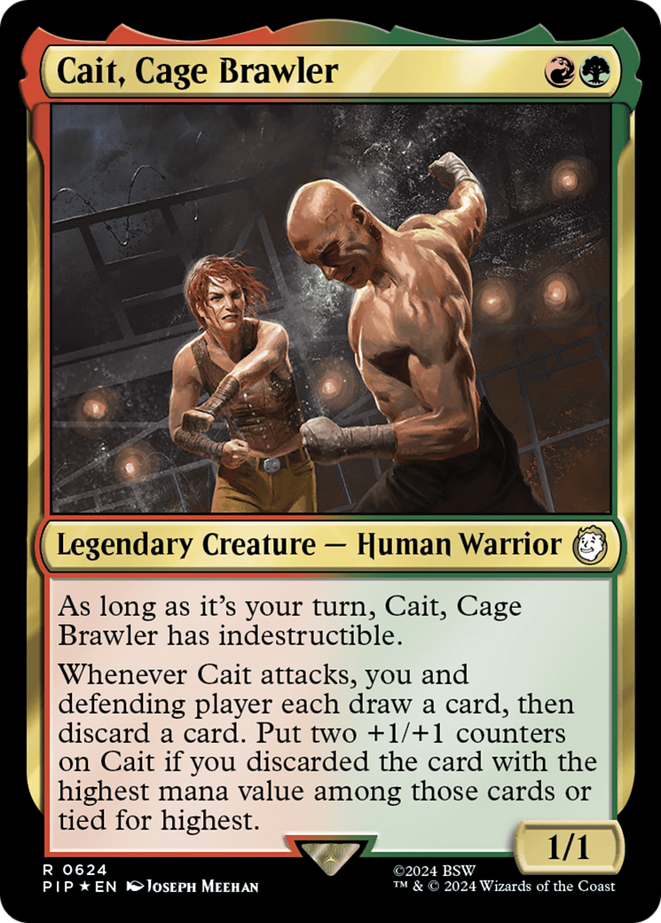 Cait, Cage Brawler (PIP-624) [Fallout] Foil