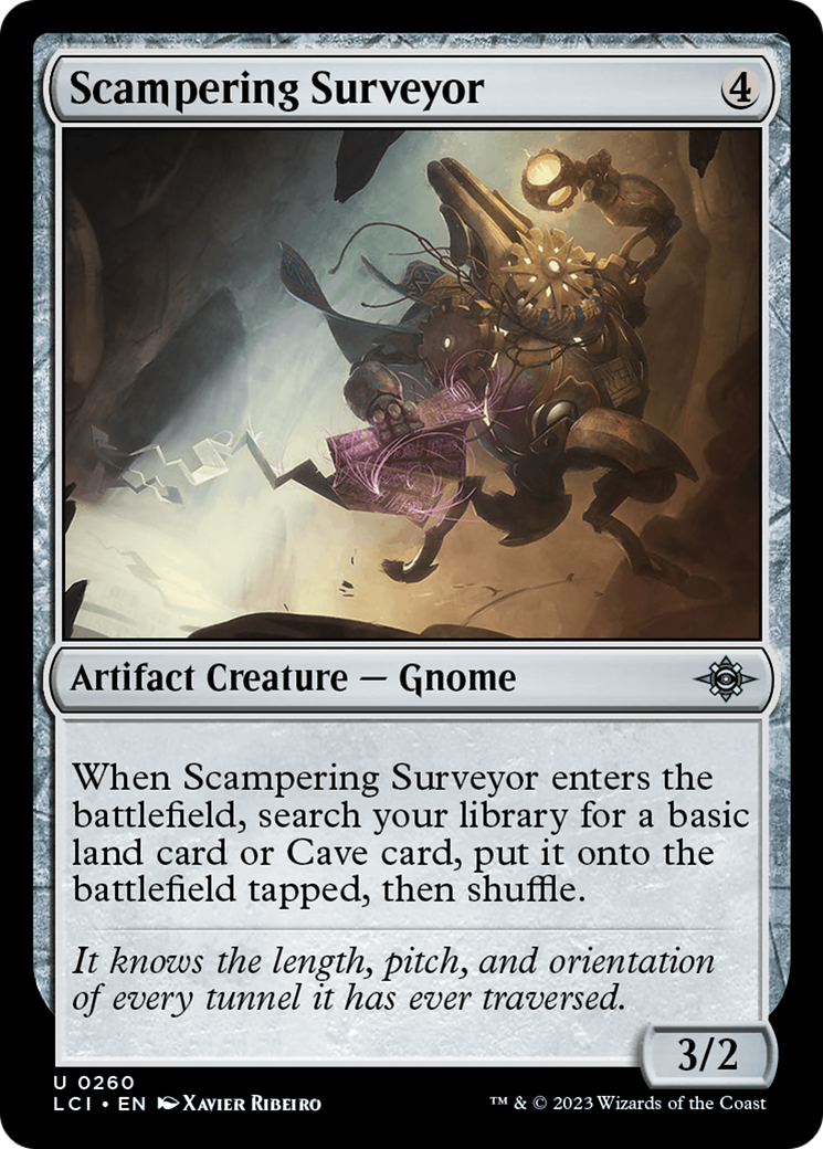 Scampering Surveyor (LCI-260) [The Lost Caverns of Ixalan] Foil
