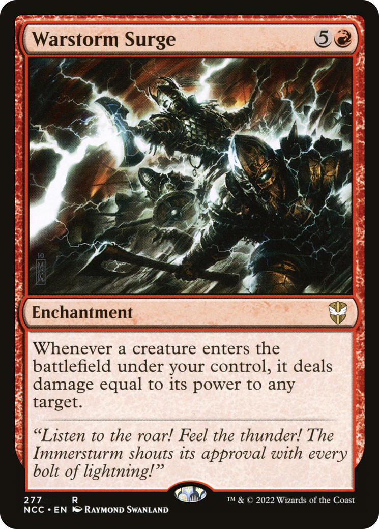 Warstorm Surge (NCC-277) [New Capenna Commander]