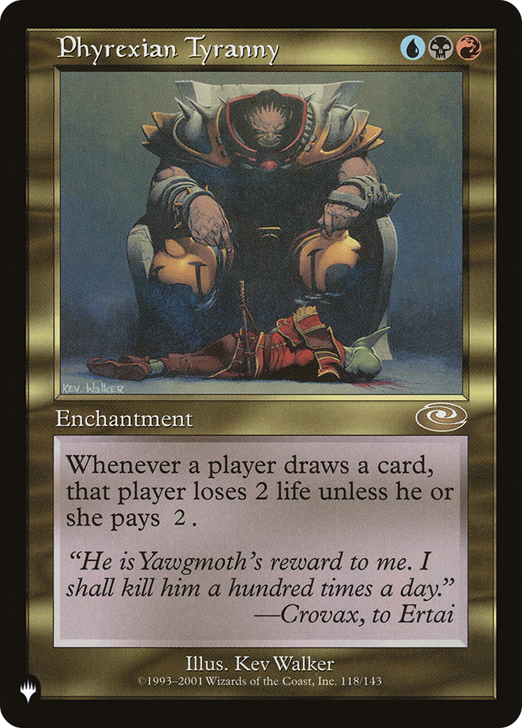 Phyrexian Tyranny (LIST-PLS-118) [The List]