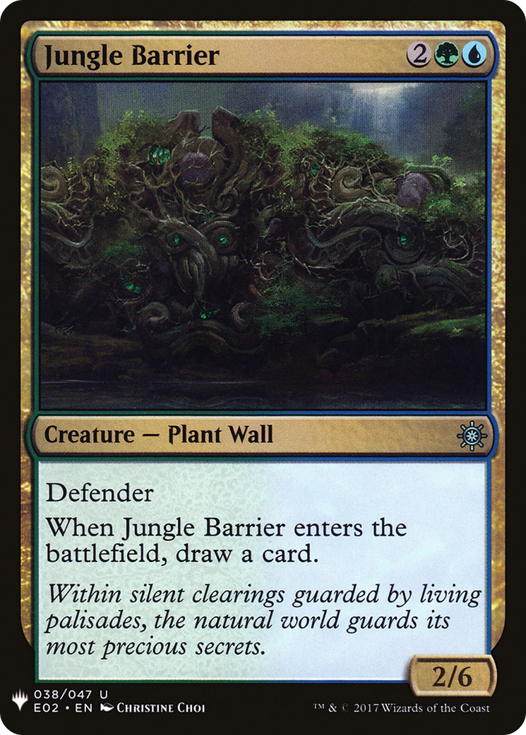 Jungle Barrier (LIST-E02-38) [The List]
