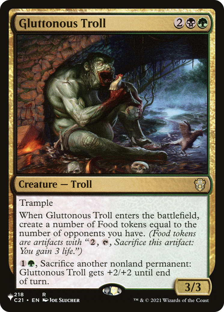 Gluttonous Troll (LIST-C21-218) [The List]