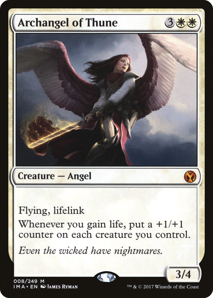 Archangel of Thune (IMA-008) [Iconic Masters] Foil