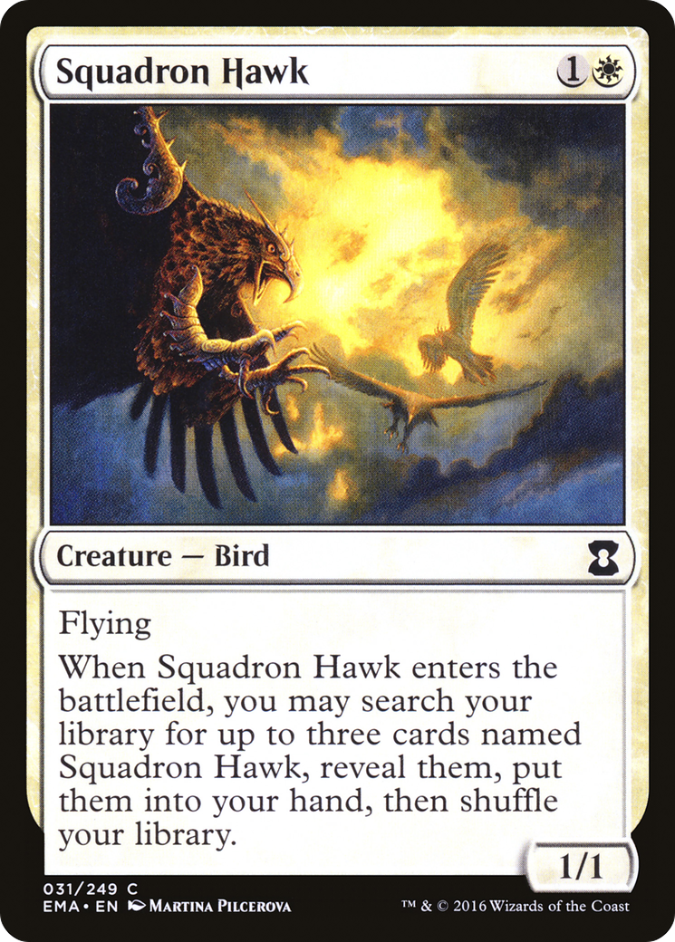Squadron Hawk (EMA-031) [Eternal Masters] Foil