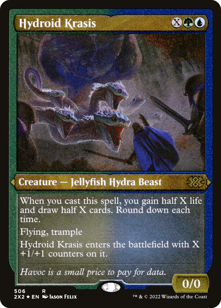 Hydroid Krasis (2X2-506) [Double Masters 2022] Etched Foil