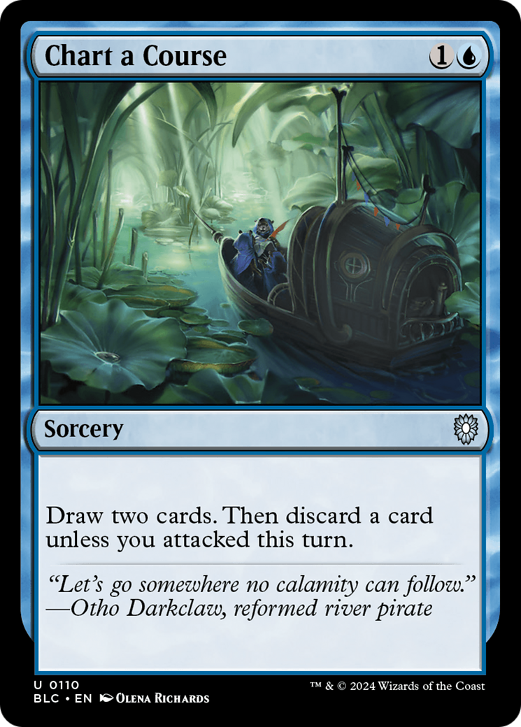 Chart a Course (BLC-110) [Bloomburrow Commander]