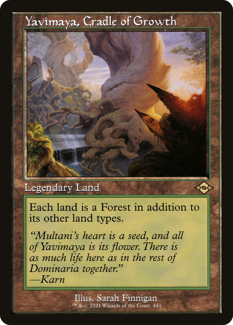 Yavimaya, Cradle of Growth (Retro Frame) (MH2-441) [Modern Horizons 2] Foil