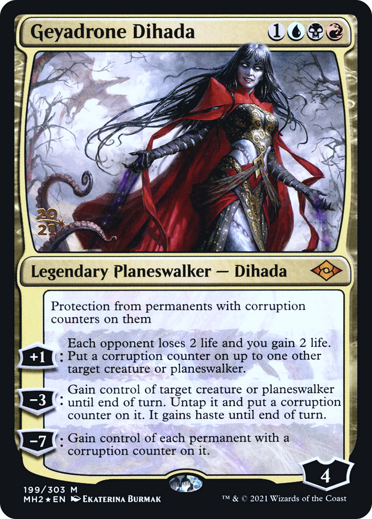 Geyadrone Dihada (PRE-199S) [Modern Horizons 2 Promos] Foil