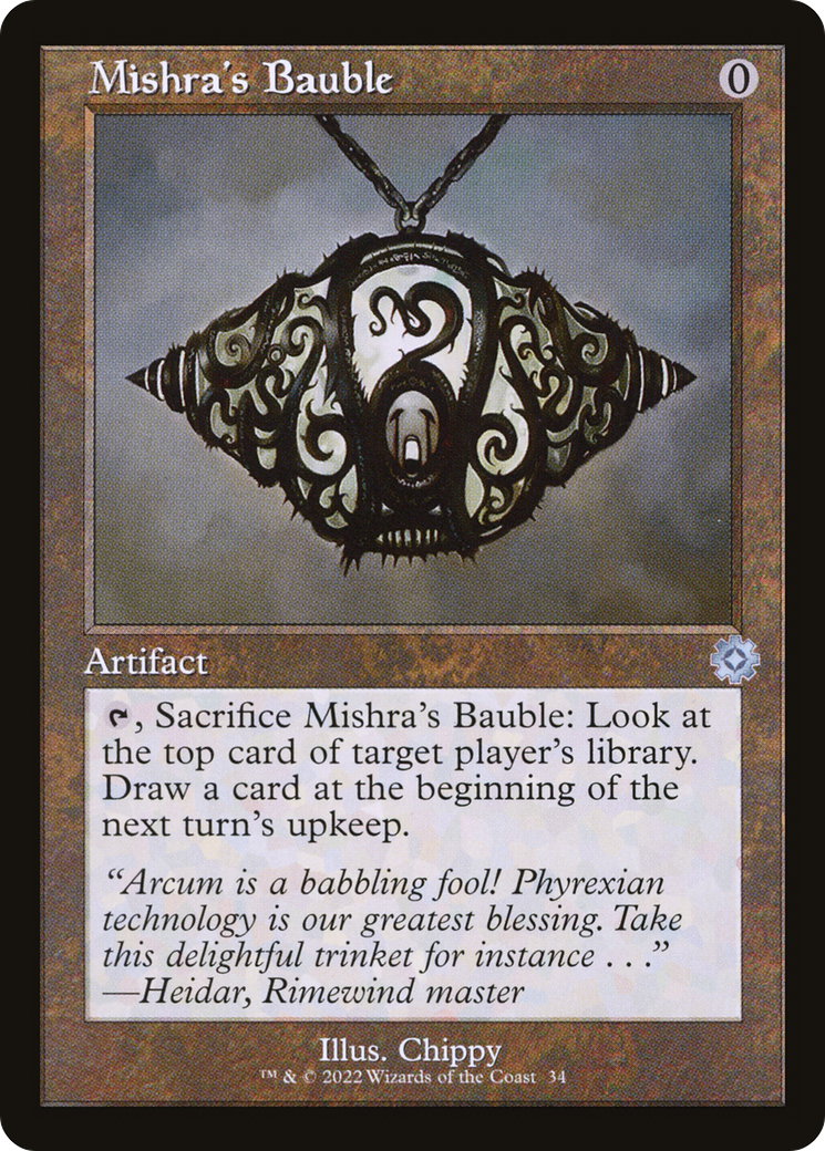 Mishra's Bauble (BRR-034) [The Brothers' War Retro Artifacts]