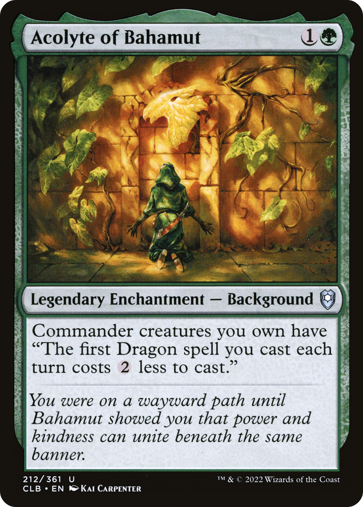 Acolyte of Bahamut (CLB-212) [Commander Legends: Battle for Baldur's Gate]