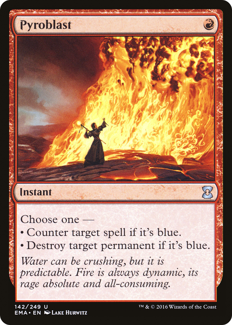 Pyroblast (EMA-142) [Eternal Masters] Foil
