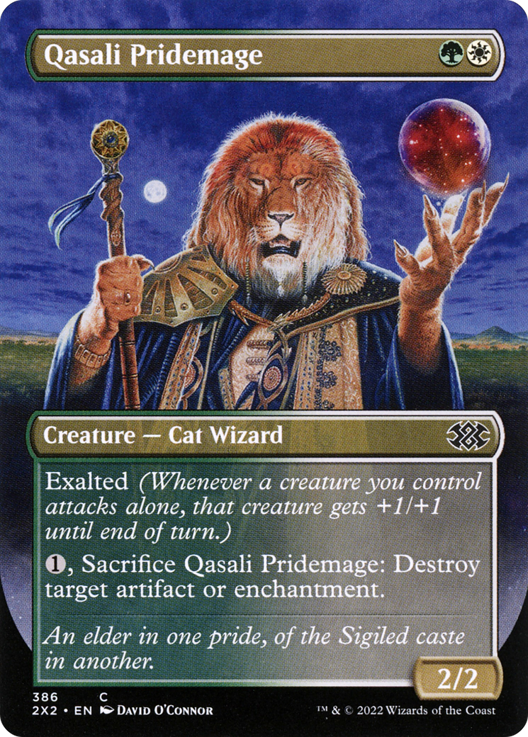 Qasali Pridemage (Borderless) (2X2-386) [Double Masters 2022]