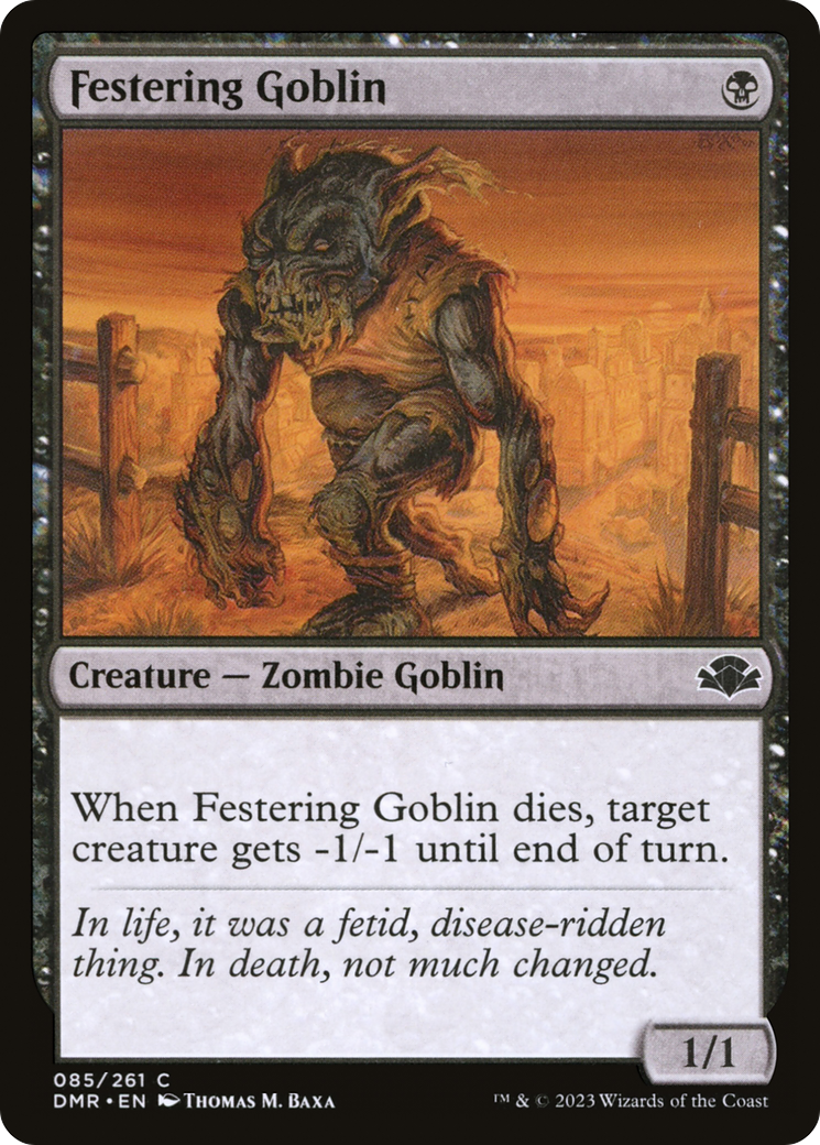Festering Goblin (DMR-085) [Dominaria Remastered] Foil