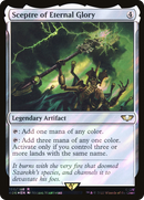 Sceptre of Eternal Glory (Surge Foil) (40K-166) [Warhammer 40,000 Commander] Foil
