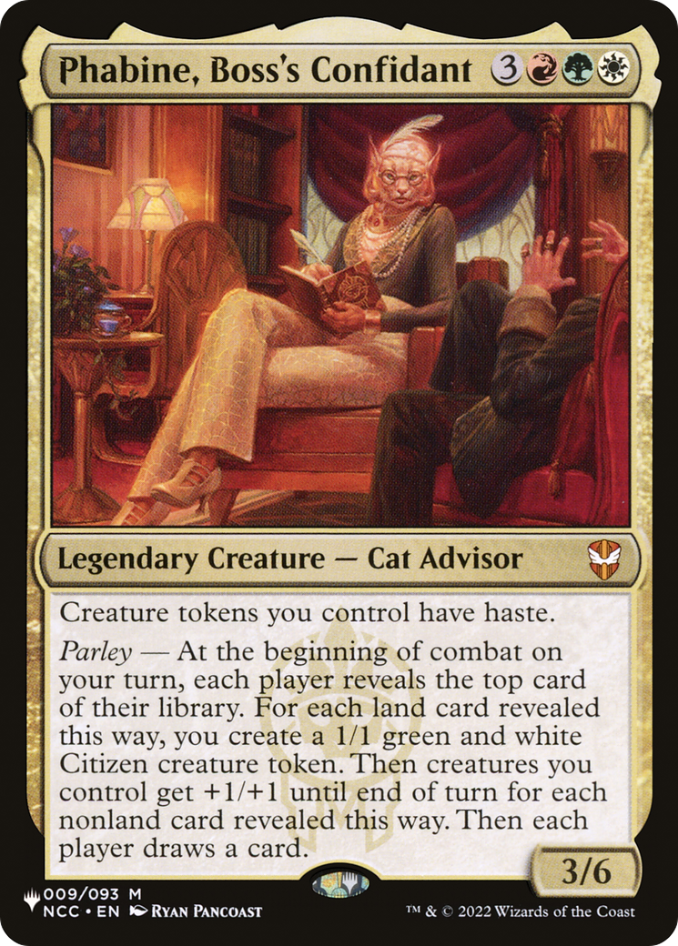 Phabine, Boss's Confidant (LIST-NCC-9) [The List]