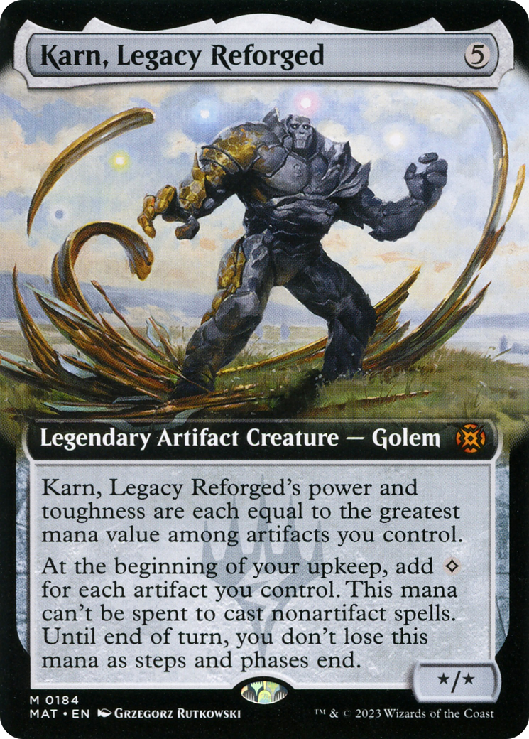 Karn, Legacy Reforged (MAT-184) [March of the Machine: The Aftermath]: (Extended Art)
